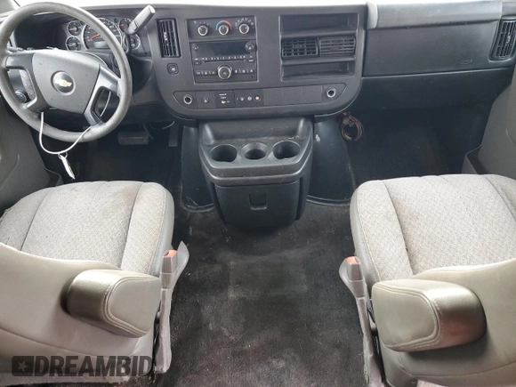 2014 Chevrolet Express Passenger LT with VIN 1GAZG1FG3E1205688, listed as a Copart auction lot 50937455 with 125,906 mi miles and Salvage title. Bid and sale history available at DreamBid. Image 8.