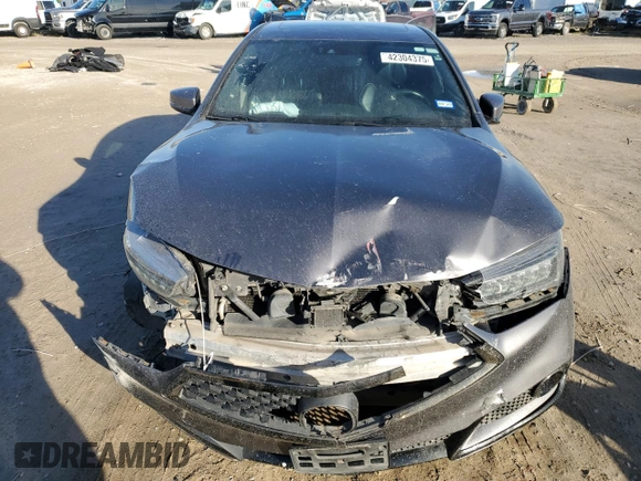 2019 Acura TLX w/A-Spec Pkg with VIN 19UUB1F64KA003687, listed as a Copart auction lot 42304375 with 78,420 mi miles and Salvage Title. Bid and sale history available at carsss.com. Image 5.