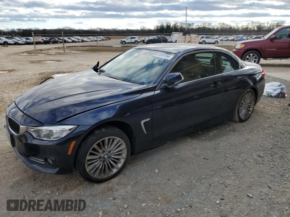 2015 BMW 4 Series 428i xDrive with VIN WBA3T1C51FP820182, listed as a Copart auction lot 87209154 with 98,362 mi miles and Clean Title. Bid and sale history available at carsss.com. Image 1.