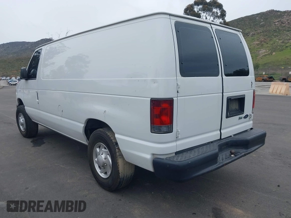 2012 Ford Econoline Cargo Commercial with VIN 1FTNE1EW6CDA42261, listed as a IAAI auction lot 41750879 with 249,408 mi miles and . Bid and sale history available at carsss.com. Image 3.