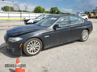 2015 BMW 5 Series 528i with VIN WBA5A5C53FD520859, listed as a Copart auction lot 64640405 with 95,628 mi miles and Salvage title. Bid and sale history available at DreamBid. Image 1.