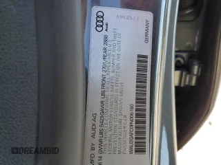 2015 Audi A7 3.0 Prestige with VIN WAU2GAFC0FN006160, listed as a Copart auction lot 72599223 with 88,753 mi miles and Salvage Title. Bid and sale history available at carsss.com. Image 13.