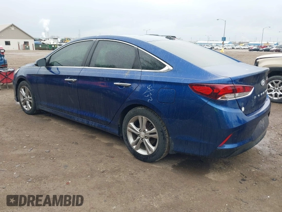 2018 Hyundai Sonata Sport with VIN 5NPE34AF0JH649065, listed as a IAAI auction lot 41882373 with 80,715 mi miles and . Bid and sale history available at carsss.com. Image 3.