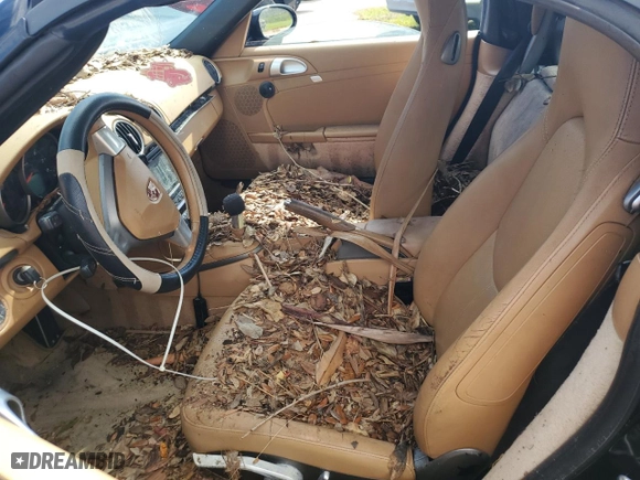2008 Porsche Boxster with VIN WP0CA29878U710290, listed as a Copart auction lot 73870854 with 0 mi miles and Salvage Title. Bid and sale history available at carsss.com. Image 7.