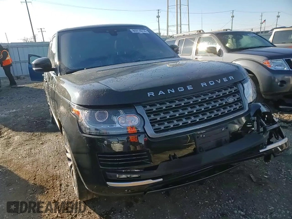 2017 Land Rover Range Rover with VIN SALGR2FK5HA328733, listed as a Copart auction lot 86914614 with 80,087 mi miles and Salvage title. Bid and sale history available at DreamBid. Image 14.