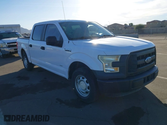 2015 Ford F-150 XL with VIN 1FTEW1CP9FKE31291, listed as a IAAI auction lot 41049065 with 170,107 mi miles. Bid and sale history available at carsss.com. Image 1.