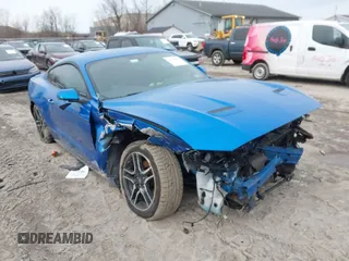 2019 Ford Mustang EcoBoost with VIN 1FA6P8TH4K5132924, listed as a IAAI auction lot 41510890 with 96,361 mi miles and . Bid and sale history available at carsss.com. Image 1.