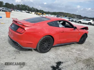 2019 Ford Mustang GT with VIN 1FA6P8CF7K5196244, listed as a Copart auction lot 44245405 with 74,182 mi miles and Salvage title. Bid and sale history available at DreamBid. Image 3.