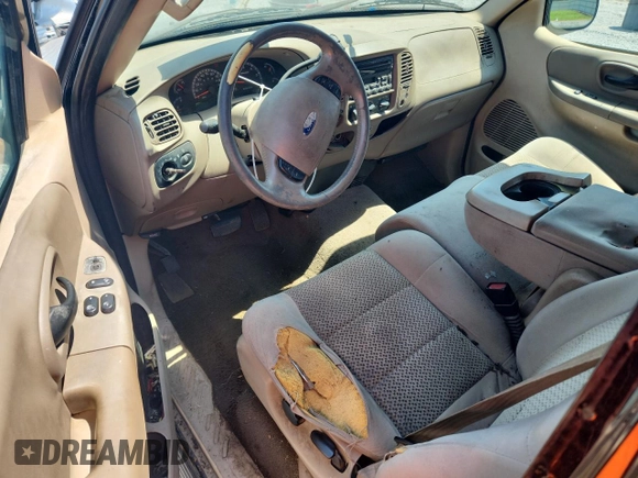 2004 Ford F-150 XL with VIN 2FTRX18W04CA13170, listed as a Copart auction lot 60932775 with 233,249 mi miles and Salvage title. Bid and sale history available at DreamBid. Image 8.