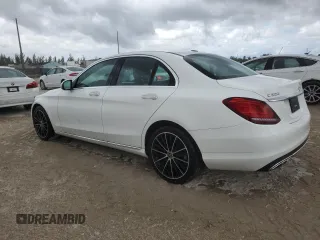 2021 Mercedes-Benz C 300 with VIN W1KWF8DB3MR651133, listed as a Copart auction lot 55439485 with 89,802 mi miles and Clean title. Bid and sale history available at DreamBid. Image 2.