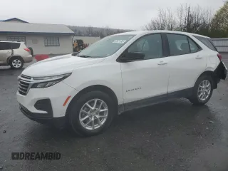 2022 Chevrolet Equinox LS z VIN 3GNAX5EV4NS118755, wystawiony jako Copart lot #52621185 z przebiegiem 70 723 mil mil oraz Szkoda całkowita • Salvage title. Historia ofert i sprzedaży dostępna na DreamBid. Obrazek 1.