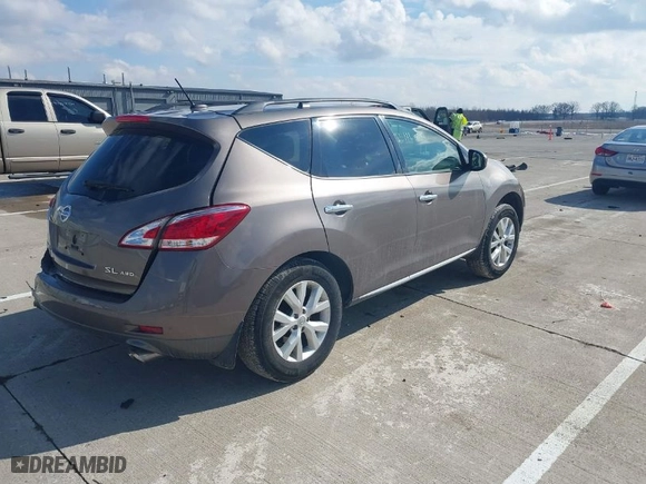 2014 Nissan Murano S with VIN JN8AZ1MW6EW529914, listed as a IAAI auction lot 41685550 with NaN miles. Bid and sale history available at carsss.com. Image 4.