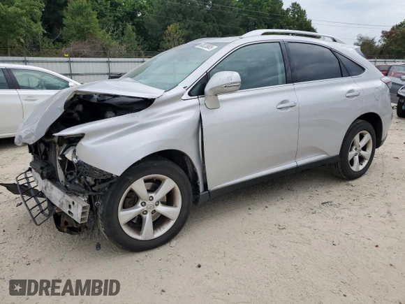 2010 Lexus RX 350 with VIN 2T2BK1BAXAC039499, listed as a Copart auction lot 60823805 with 156,636 mi miles and Salvage title. Bid and sale history available at DreamBid. Image 1.