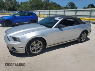 2014 Ford Mustang V6 with VIN 1ZVBP8EM6E5280254, listed as a Copart auction lot 61367625 with 81,346 mi miles and Salvage title. Bid and sale history available at DreamBid. Image 1.
