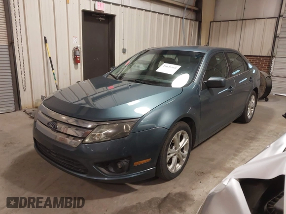 2012 Ford Fusion SE with VIN 3FAHP0HA4CR371748, listed as a IAAI auction lot 41621960 with 155,995 mi miles. Bid and sale history available at carsss.com. Image 2.