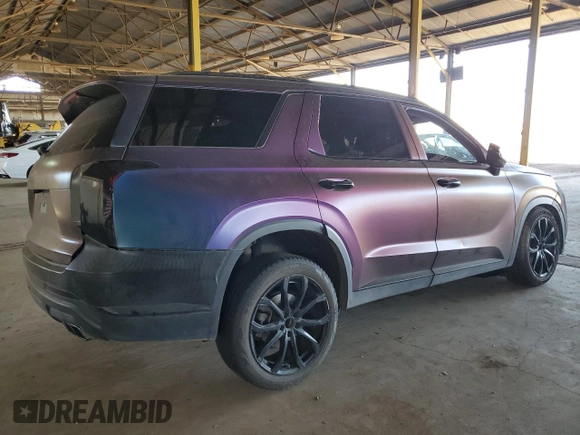 2023 Hyundai Palisade Limited z VIN KM8R54GEXPU551844, wystawiony jako Copart lot #54056995 z przebiegiem 87 024 mil mil oraz Szkoda całkowita • Salvage title. Historia ofert i sprzedaży dostępna na DreamBid. Obrazek 3.