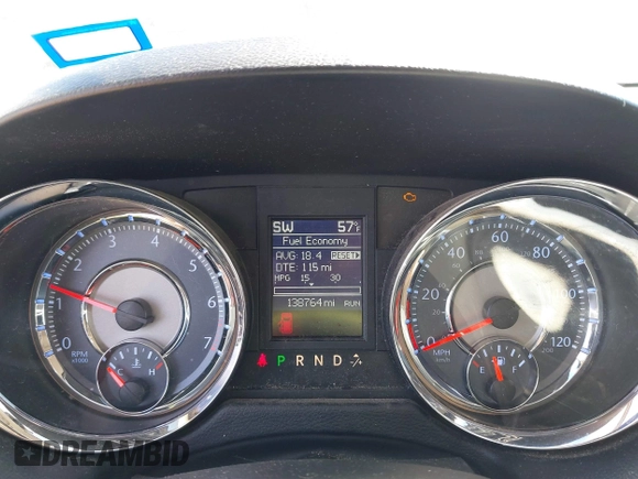 2014 Chrysler Town & Country Touring z VIN 2C4RC1BG0ER444524, wystawiony jako IAAI lot #41861302 z przebiegiem 138 764 mil mil oraz . Historia ofert i sprzedaży dostępna na DreamBid. Obrazek 7.