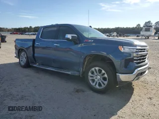 2024 Chevrolet Silverado 1500 LTZ with VIN 2GCUDGED6R1159035, listed as a Copart auction lot 87375594 with 30,331 mi miles and Salvage Title. Bid and sale history available at DreamBid. Image 4.