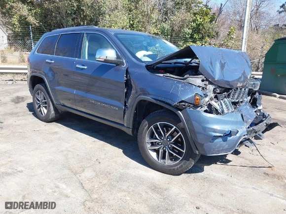 2019 Jeep Grand Cherokee Limited X with VIN 1C4RJFBG4KC812565, listed as a IAAI auction lot 41779418 with 100,296 mi miles. Bid and sale history available at carsss.com. Image 1.