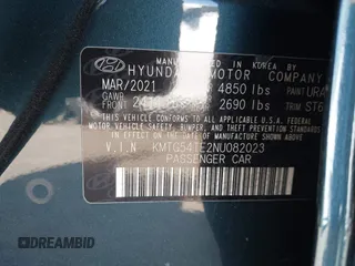 2022 Genesis G70 3.3T z VIN KMTG54TE2NU082023, wystawiony jako IAAI lot #42271871 z przebiegiem 17 833 mil mil oraz . Historia ofert i sprzedaży dostępna na DreamBid. Obrazek 9.