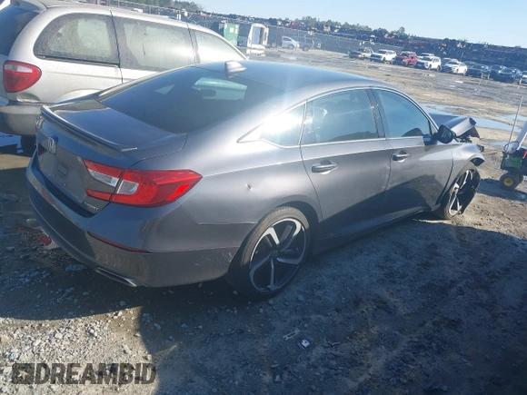 2019 Honda Accord Sport with VIN 1HGCV1F30KA086821, listed as a IAAI auction lot 41580379 with 84,288 mi miles and . Bid and sale history available at DreamBid. Image 4.