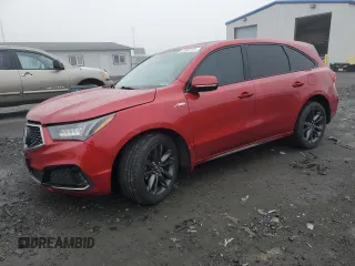 2020 Acura MDX w/Technology/A-Spec Pkg with VIN 5J8YD4H00LL027979, listed as a Copart auction lot 83869154 with 89,115 mi miles and Salvage Title. Bid and sale history available at carsss.com. Image 1.