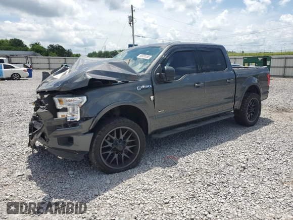 2015 Ford F-150 XL with VIN 1FTEW1CG8FFB76903, listed as a Copart auction lot 55628185 with Not provided miles and Salvage title. Bid and sale history available at DreamBid. Image 1.