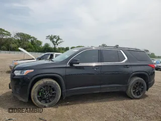 2019 Chevrolet Traverse LT Cloth z VIN 1GNEVGKWXKJ159033, wystawiony jako Copart lot #59357125 z przebiegiem 134 143 mil mil oraz Szkoda całkowita • Salvage title. Historia ofert i sprzedaży dostępna na DreamBid. Obrazek 1.