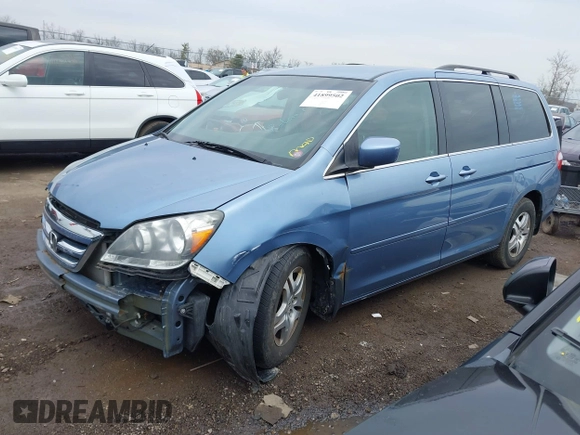 2007 Honda Odyssey EX with VIN 5FNRL38447B067235, listed as a IAAI auction lot 41899502 with 201,798 mi miles. Bid and sale history available at carsss.com. Image 18.