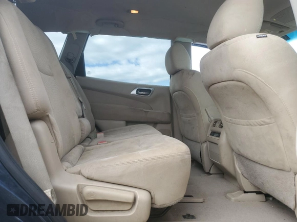 2014 Nissan Pathfinder S z VIN 5N1AR2MM1EC735798, wystawiony jako Copart lot #57267215 z przebiegiem 124 115 mil mil oraz Szkoda całkowita • Salvage title. Historia ofert i sprzedaży dostępna na DreamBid. Obrazek 11.