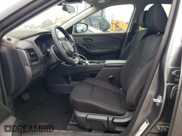 2023 Nissan Rogue S with VIN 5N1BT3AB3PC772658, listed as a Copart auction lot 56395845 with 15,462 mi miles and Salvage title. Bid and sale history available at DreamBid. Image 7.