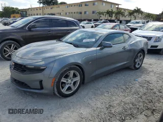 2019 Chevrolet Camaro 1LT with VIN 1G1FB1RX9K0127674, listed as a Copart auction lot 43374945 with 70,854 mi miles and Salvage Title. Bid and sale history available at carsss.com. Image 1.