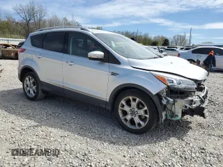 2015 Ford Escape Titanium with VIN 1FMCU0JX6FUA16410, listed as a Copart auction lot 50413715 with 91,701 mi miles and Salvage Title. Bid and sale history available at carsss.com. Image 4.