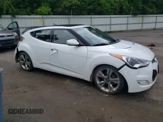 2013 Hyundai Veloster w/Gray Int с VIN KMHTC6AD3DU164555, выставлен на аукционе Copart как лот 54487605 с пробегом 146 134 миль миль и Списание • Salvage title. История ставок и продаж доступна на DreamBid. Изображение 4.
