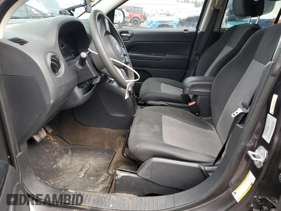 2015 Jeep Compass Sport with VIN 1C4NJCBB6FD373256, listed as a Copart auction lot 43648085 with 112,645 mi miles and Salvage Title. Bid and sale history available at carsss.com. Image 7.