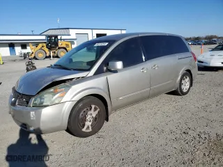 2004 Nissan Quest SE with VIN 5N1BV28U84N313024, listed as a Copart auction lot 83818264 with 169,906 mi miles and Salvage Title. Bid and sale history available at carsss.com. Image 1.