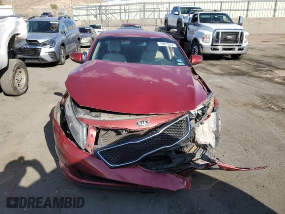 2014 Kia Optima LX with VIN 5XXGM4A72EG273906, listed as a Copart auction lot 50812355 with 104,004 mi miles and Salvage Title. Bid and sale history available at carsss.com. Image 5.