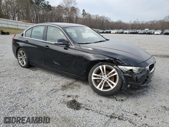 2017 BMW 3 Series 330i with VIN WBA8B9C3XHK886204, listed as a Copart auction lot 48972665 with 76,290 mi miles and Salvage Title. Bid and sale history available at carsss.com. Image 4.
