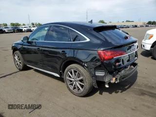 2023 Audi SQ5 Sportback Premium Plus with VIN WA124AFY6P2071504, listed as a Copart auction lot 58784334 with 3,934 mi miles and Salvage Title. Bid and sale history available at DreamBid. Image 2.