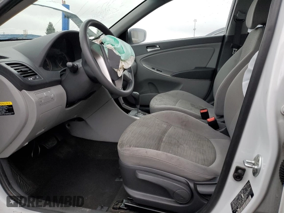2017 Hyundai Accent SE with VIN KMHCT4AE8HU358405, listed as a Copart auction lot 35952113 with 0 mi miles. Bid and sale history available at carsss.com. Image 7.
