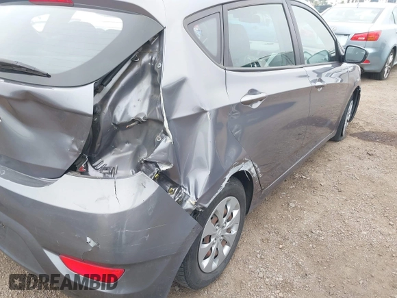 2016 Hyundai Accent SE with VIN KMHCT5AE6GU278170, listed as a IAAI auction lot 42148771 with 114,836 mi miles. Bid and sale history available at carsss.com. Image 6.