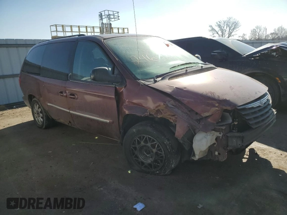 2007 Chrysler Town & Country Touring with VIN 2A4GP54LX7R361418, listed as a Copart auction lot 44330715 with Not Provided miles and Salvage Title. Bid and sale history available at DreamBid. Image 4.