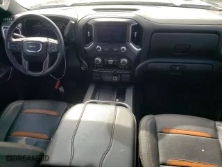 2023 GMC Sierra 2500HD AT4 with VIN 1GT49PE70PF187396, listed as a Copart auction lot 43544445 with 27,432 mi miles and Salvage Title. Bid and sale history available at carsss.com. Image 8.