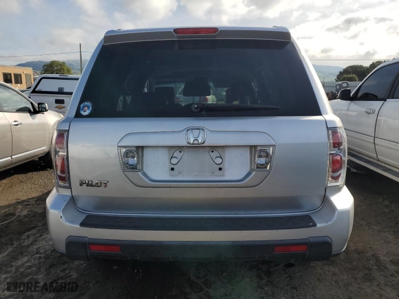 2007 Honda Pilot EX-L with VIN 5FNYF28567B014767, listed as a Copart auction lot 49914795 with 244,759 mi miles and Salvage Title. Bid and sale history available at carsss.com. Image 6.