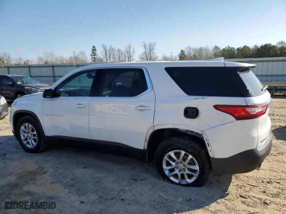 2018 Chevrolet Traverse LS with VIN 1GNERFKW2JJ282581, listed as a Copart auction lot 48068805 with 151,787 mi miles and Salvage Title. Bid and sale history available at carsss.com. Image 2.