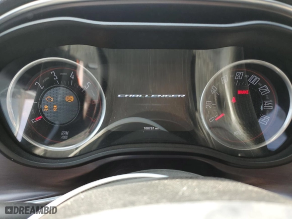 2018 Dodge Challenger R/T with VIN 2C3CDZBT6JH130749, listed as a Copart auction lot 53088875 with 108,737 mi miles and Salvage Title. Bid and sale history available at carsss.com. Image 9.