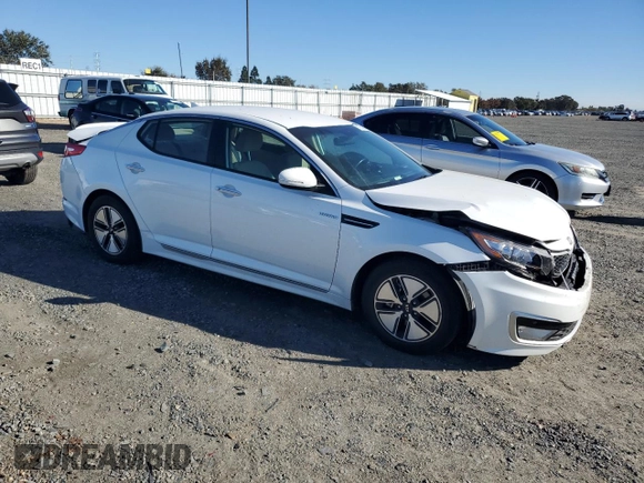 2013 Kia Optima Hybrid LX with VIN KNAGM4AD4D5041927, listed as a Copart auction lot 78914864 with 85,362 mi miles and Salvage Title. Bid and sale history available at carsss.com. Image 4.