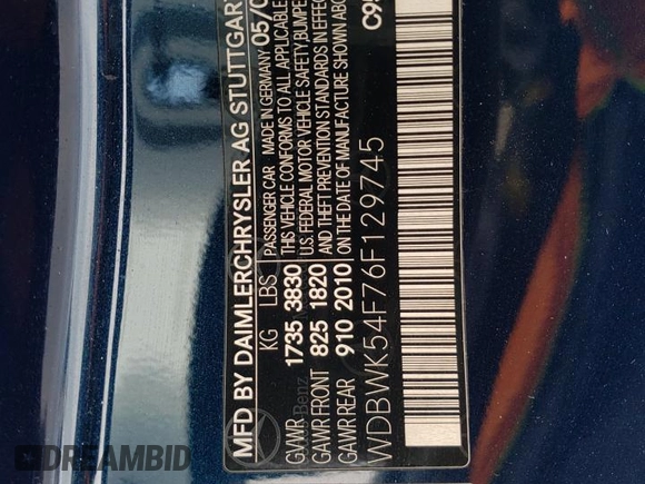 2006 Mercedes-Benz SLK 280 z VIN WDBWK54F76F129745, wystawiony jako Copart lot #50432525 z przebiegiem 178 334 mil mil oraz Tytuł czysty. Historia ofert i sprzedaży dostępna na DreamBid. Obrazek 12.
