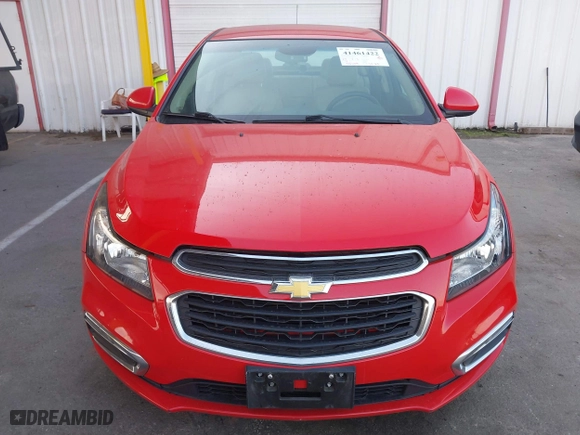 2015 Chevrolet Cruze LT with VIN 1G1PE5SB3F7182670, listed as a IAAI auction lot 41461422 with 95,144 mi miles. Bid and sale history available at carsss.com. Image 12.