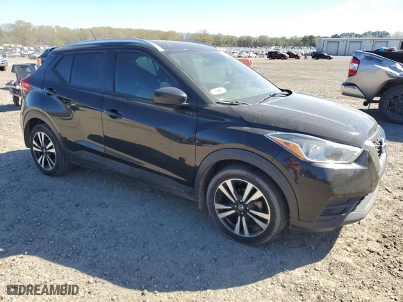 2018 Nissan Kicks SV with VIN 3N1CP5CU6JL497857, listed as a Copart auction lot 50073075 with 89,003 mi miles and Salvage Title. Bid and sale history available at carsss.com. Image 4.